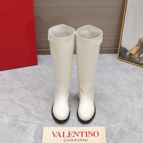 Replica Valentino Boots For Women #1266801 $185.00 USD for Wholesale