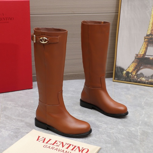 Valentino Boots For Women #1266802 $185.00 USD, Wholesale Replica Valentino Boots