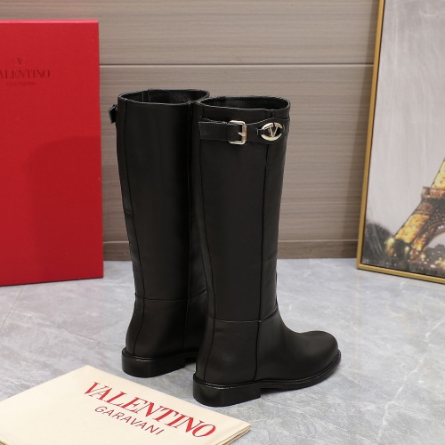 Replica Valentino Boots For Women #1266806 $185.00 USD for Wholesale