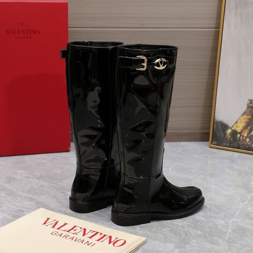 Replica Valentino Boots For Women #1266809 $185.00 USD for Wholesale