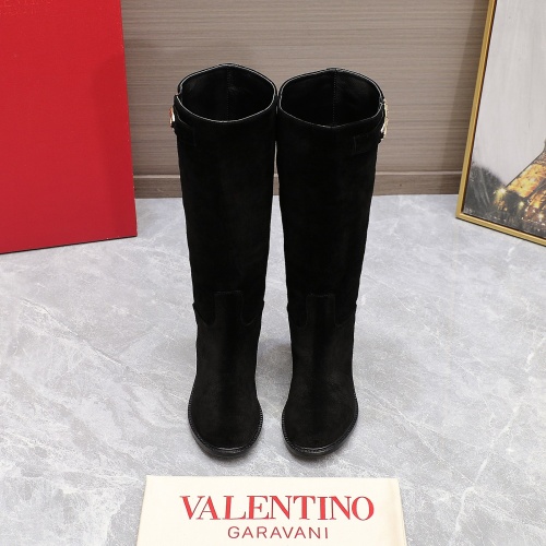 Replica Valentino Boots For Women #1266812 $185.00 USD for Wholesale