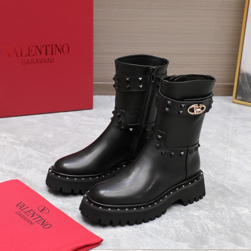 Valentino Boots For Women #1266819 $140.00 USD, Wholesale Replica Valentino Boots