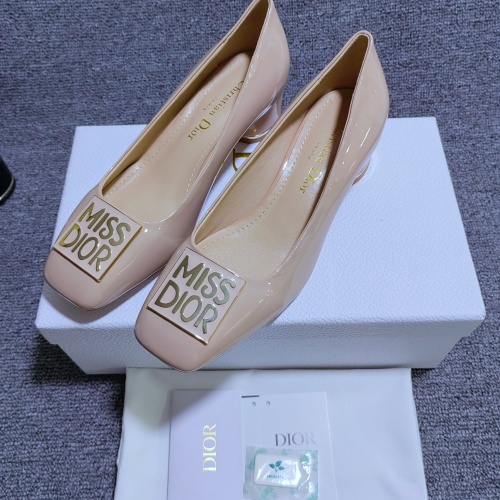 Replica Christian Dior High-Heeled Shoes For Women #1266820 $100.00 USD for Wholesale