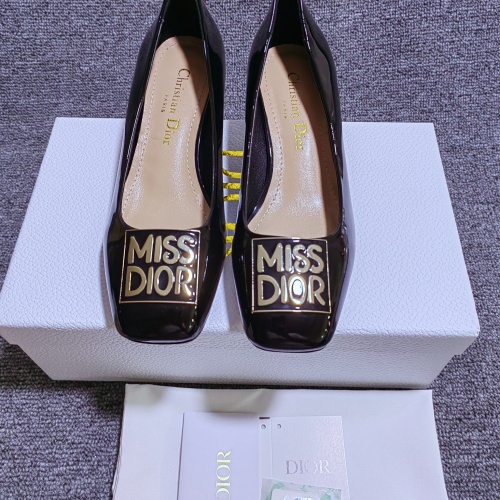 Replica Christian Dior High-Heeled Shoes For Women #1266822 $100.00 USD for Wholesale