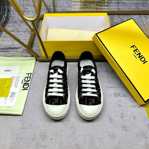 Replica Fendi Casual Shoes For Women #1266829 $85.00 USD for Wholesale