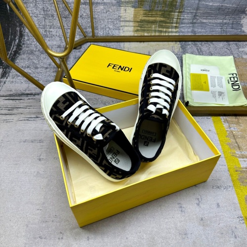 Replica Fendi Casual Shoes For Women #1266829 $85.00 USD for Wholesale