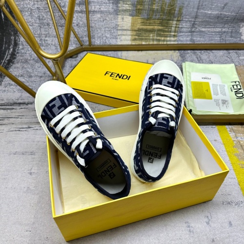 Replica Fendi Casual Shoes For Men #1266833 $85.00 USD for Wholesale