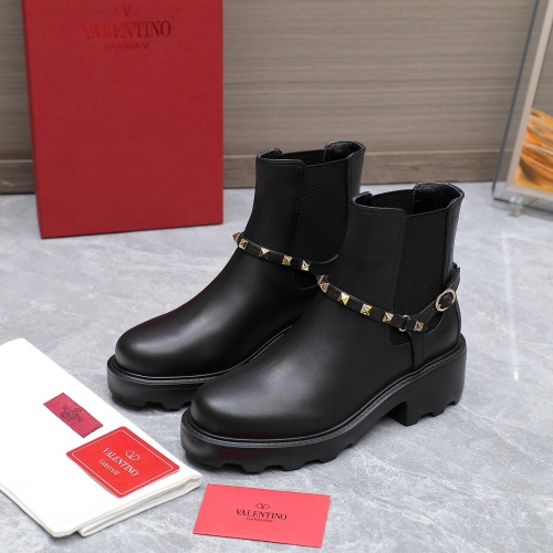 Valentino Boots For Women #1266839 $130.00 USD, Wholesale Replica Valentino Boots