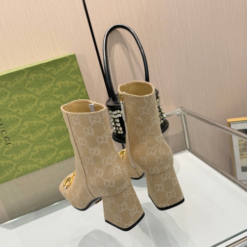 Replica Gucci Boots For Women #1266851 $100.00 USD for Wholesale