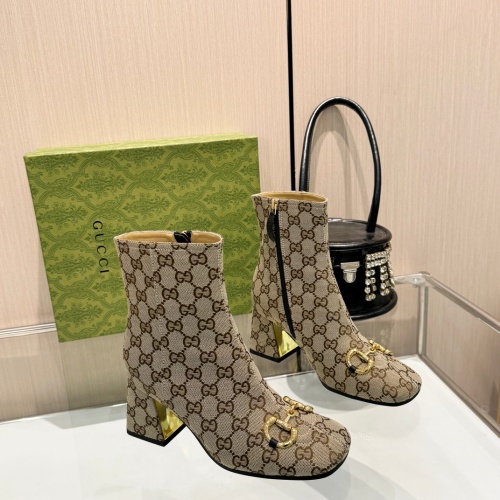 Gucci Boots For Women #1266852 $100.00 USD, Wholesale Replica Gucci Boots