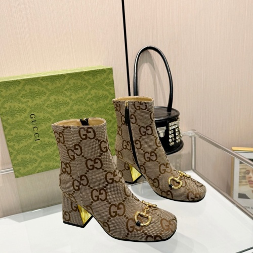 Gucci Boots For Women #1266853 $100.00 USD, Wholesale Replica Gucci Boots