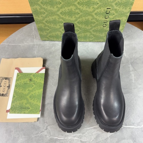 Replica Gucci Boots For Women #1266855 $112.00 USD for Wholesale