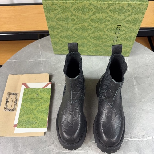 Replica Gucci Boots For Women #1266857 $112.00 USD for Wholesale