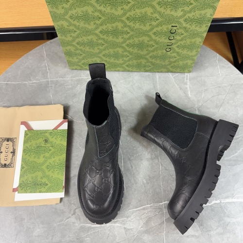 Replica Gucci Boots For Women #1266857 $112.00 USD for Wholesale