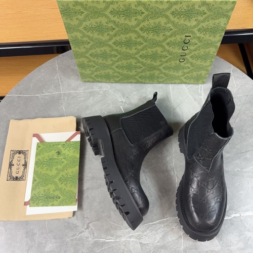 Replica Gucci Boots For Women #1266857 $112.00 USD for Wholesale