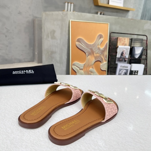 Replica Michael Kors Slippers For Women #1266863 $82.00 USD for Wholesale