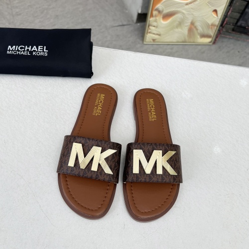 Michael Kors Slippers For Women #1266868 $82.00 USD, Wholesale Replica Michael Kors Slippers