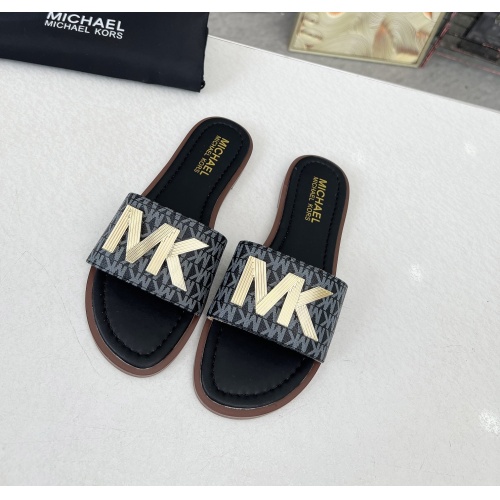 Michael Kors Slippers For Women #1266876 $82.00 USD, Wholesale Replica Michael Kors Slippers