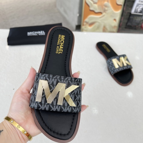 Replica Michael Kors Slippers For Women #1266876 $82.00 USD for Wholesale