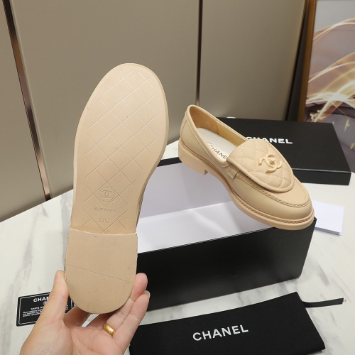 Replica Chanel Leather Shoes For Women #1266960 $92.00 USD for Wholesale