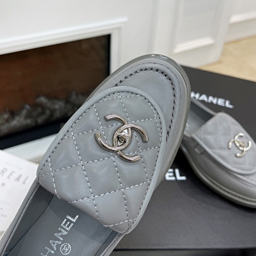 Replica Chanel Leather Shoes For Women #1266964 $92.00 USD for Wholesale