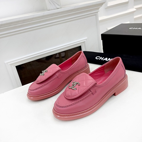 Chanel Leather Shoes For Women #1266965 $92.00 USD, Wholesale Replica Chanel Leather Shoes