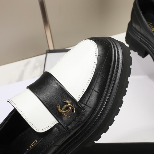 Replica Chanel Leather Shoes For Women #1266974 $100.00 USD for Wholesale