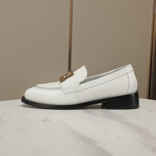 Replica Chanel Leather Shoes For Women #1266977 $98.00 USD for Wholesale