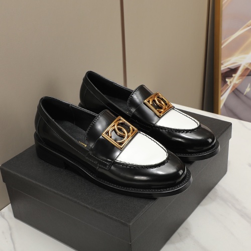 Chanel Leather Shoes For Women #1266978 $98.00 USD, Wholesale Replica Chanel Leather Shoes