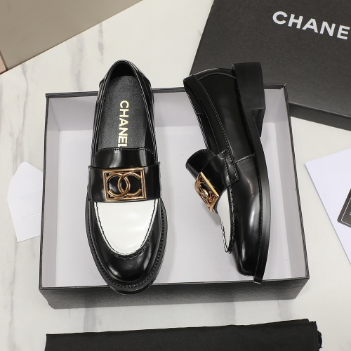 Replica Chanel Leather Shoes For Women #1266978 $98.00 USD for Wholesale