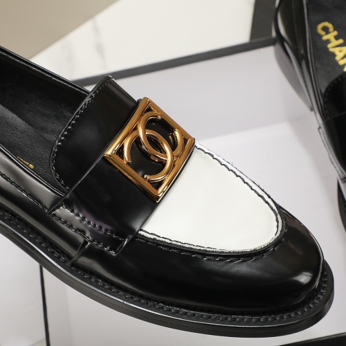 Replica Chanel Leather Shoes For Women #1266978 $98.00 USD for Wholesale