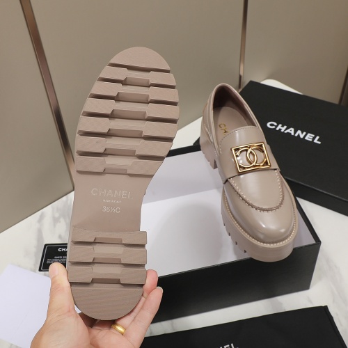 Replica Chanel Leather Shoes For Women #1266982 $102.00 USD for Wholesale