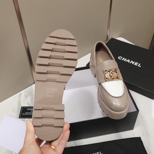 Replica Chanel Leather Shoes For Women #1266983 $102.00 USD for Wholesale