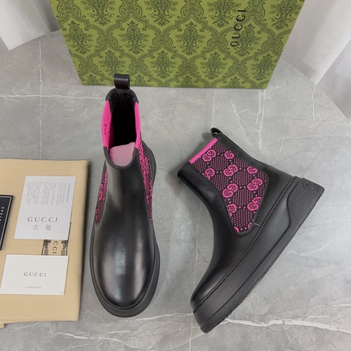 Replica Gucci Boots For Women #1266991 $115.00 USD for Wholesale