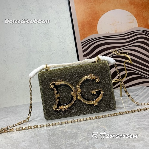 Dolce &amp; Gabbana D&amp;G AAA Quality Messenger Bags For Women #1267017 $105.00 USD, Wholesale Replica Dolce &amp; Gabbana D&amp;G AAA Quality Messenger Bags