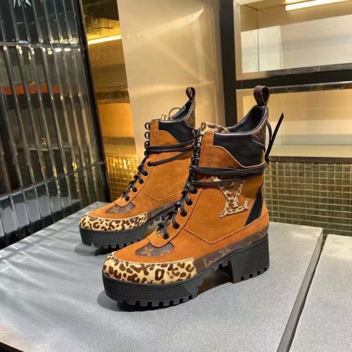 Louis Vuitton Boots For Women #1267034 $100.00 USD, Wholesale Replica Louis Vuitton Boots