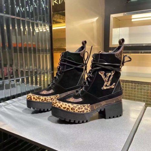 Louis Vuitton Boots For Women #1267035 $100.00 USD, Wholesale Replica Louis Vuitton Boots