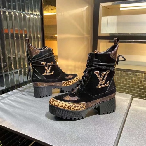 Replica Louis Vuitton Boots For Women #1267035 $100.00 USD for Wholesale