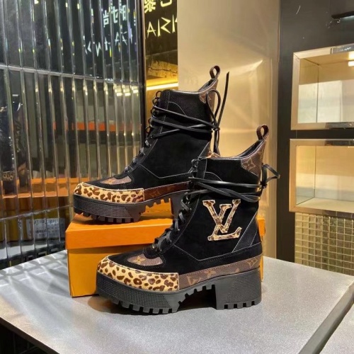 Replica Louis Vuitton Boots For Women #1267035 $100.00 USD for Wholesale