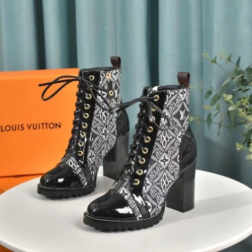 Louis Vuitton Boots For Women #1267042 $92.00 USD, Wholesale Replica Louis Vuitton Boots