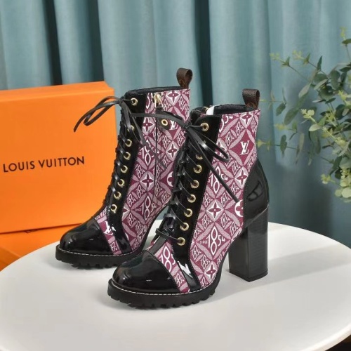 Louis Vuitton Boots For Women #1267046 $92.00 USD, Wholesale Replica Louis Vuitton Boots