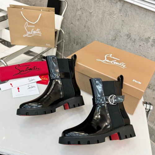 Replica Christian Louboutin Boots For Women #1267057 $112.00 USD for Wholesale