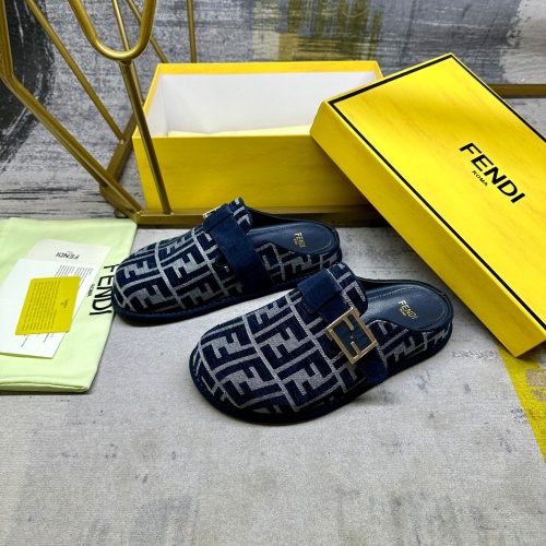 Fendi Slippers For Women #1267065 $88.00 USD, Wholesale Replica Fendi Slippers