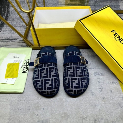 Replica Fendi Slippers For Women #1267065 $88.00 USD for Wholesale