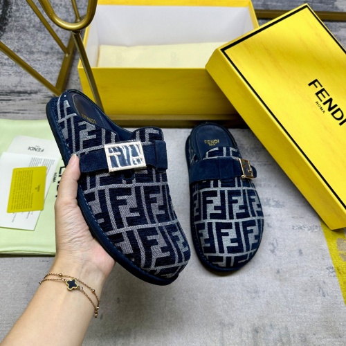 Replica Fendi Slippers For Women #1267065 $88.00 USD for Wholesale