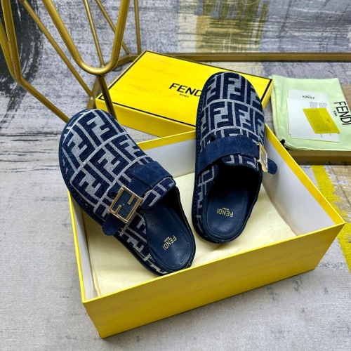 Replica Fendi Slippers For Women #1267065 $88.00 USD for Wholesale