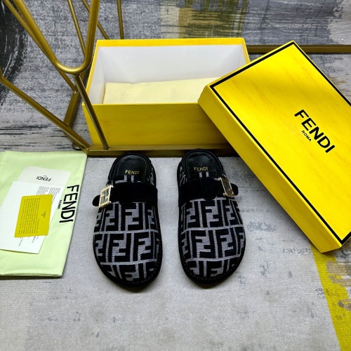 Replica Fendi Slippers For Women #1267067 $88.00 USD for Wholesale