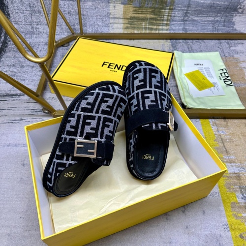 Replica Fendi Slippers For Women #1267067 $88.00 USD for Wholesale