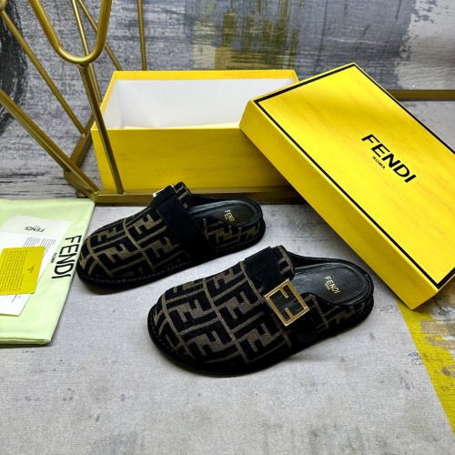 Fendi Slippers For Women #1267069 $88.00 USD, Wholesale Replica Fendi Slippers