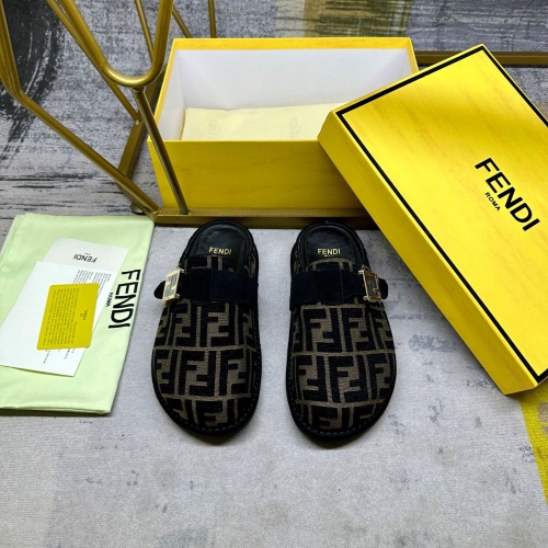 Replica Fendi Slippers For Women #1267069 $88.00 USD for Wholesale